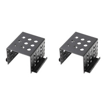 2X 4 Baies 3,5 Pouces Une 2,5 Pouces Disque Dur Caddy Support de Montage Interne Adaptateur Support En Alliage D'Aluminium Support Mobile