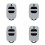 4X 2-Key Garage Door Remote Control 433.92MHz Rolling Code for DEA GT2 GT4 GTI2 GTI4  Series Handheld Transmitter 1