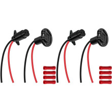 2X Trolling Motor Plug 12v/8 Gauge/2 Wire Trolling Quick Connector for Electric Boat Motor Trolling Plug Socket
