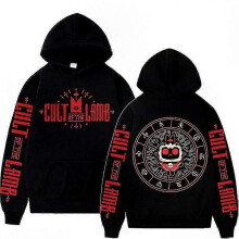 (M, Black) Anime-Inspired Cult Of The Lamb Hoodie for Men and Women - Perfect for Fans of Animated Games and Unique Style