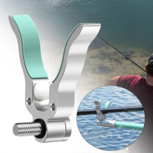(Silver) Fishing Rod Holder Wear Resistant Fishing Rod Rack for Sea River Freshwater