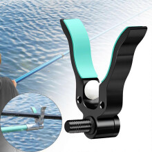 (Black) Fishing Rod Holder Wear Resistant Fishing Rod Rack for Sea River Freshwater