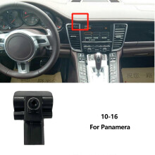 (10-16 For Panamera) Mobile Phone Holder Base In Car 360 Rotation Cell Phone Stand Fixing Buckle Clip For Porsche Palamela Cayenne Macan 718