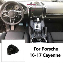 (16-17 For Cayenne) Mobile Phone Holder Base In Car 360 Rotation Cell Phone Stand Fixing Buckle Clip For Porsche Palamela Cayenne Macan 718