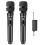 2X Universal U-Segment Rechargeable Wireless Microphone One-to-Two Microphone U-Segment Home K Singer Handheld 2