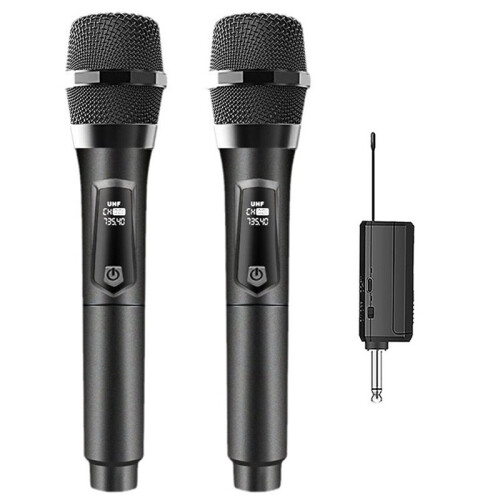2X Universal U-Segment Rechargeable Wireless Microphone One-to-Two Microphone U-Segment Home K Singer Handheld 1