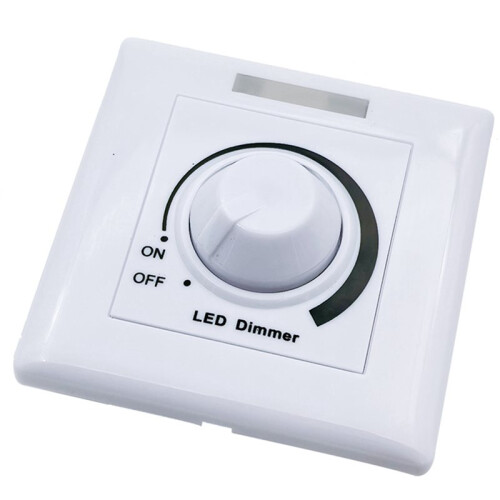 2X 86 Type Wall Light LED Dimmer  Rotary Knob Dimmer  Adjustable Brightness Controller LED Light Strips 1