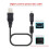 2X 12Pin Camera USB Data Cord Cable for  E-PL7 E-PL1/2/3/5/8 EM5 E-M10Ii EM1 CB-USB5 CB-USB6 5
