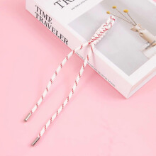 (White and red) Versatile Korean style handmade woven bag charm, Miu-style fashionable mobile phone lanyard, car keychain charm