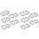 20pcs Camera Triangle Split Ring Camera Strap Hook Belt Lug Ring for Lanyard Keychain Shoulder Strap Accessories 1