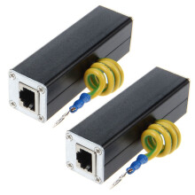2X Semoic Parafoudre de RÉseau Ethernet de Protection Contre Les Surtensions RÉseau RJ45
