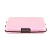 Asino arancione - Portacarte in alluminio - Rosa