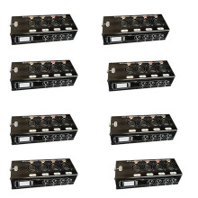 8 Cavo Prolunga Audio XLR e DMX su Rete un 4 Canali e 3 Pin, Prolunga Segnale di Rete DMX512, Femmina
