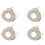 4X for  MINI4 PRO  Camera Shock   4PRO Shock Absorbing Rubber Multi-Functional Repair Accessories,A 1