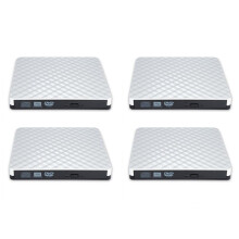 4X PC Laptop Zewnętrzny USB 3.0 DVD RW Nagrywarka CD Przenośny Napęd Optyczny Burner Czytnik Taca Odtwarzacza Przenośny Napęd Burner