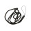 2X Nylon Cord Braid Cord for Camera Necklace Black 4