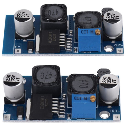10Pcs Adjustable - Buck Boost Converter Automatic Wide Voltage Regulator XL6009 Voltage Module 1