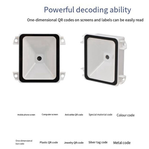 3X Embedded 2D Barcode Scanner USB QR Barcode Reader RS232 TTL Interface Kiosk Small Fixed Installation Barcode Printer