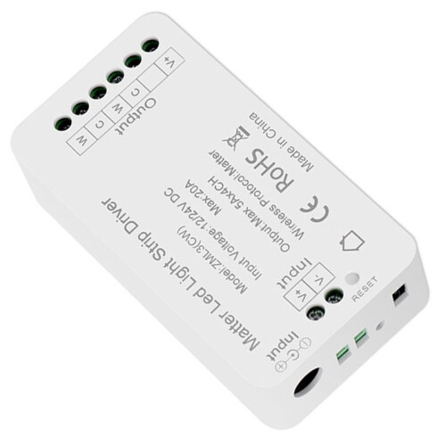 5X Matter Wifi LED Strip Light Controller CW Controller LED Strip Bixb/Siri/for  Home/for Alexa Control Support 1