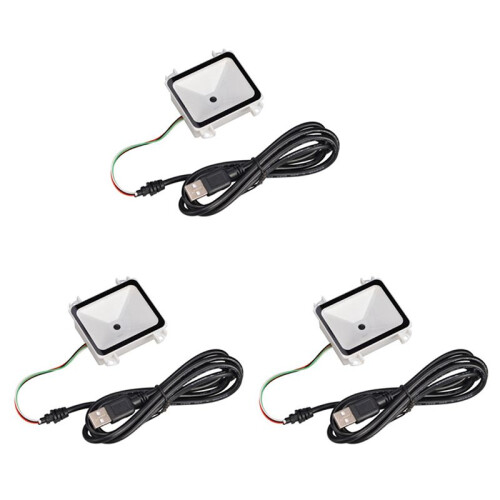 3X Embedded 2D Barcode Scanner USB QR Barcode Reader RS232 TTL Interface Kiosk Small Fixed Installation Barcode Printer 1