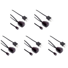 5X IR Extender Infrared IR Remote Control Receiver USB IR Receiver Adapter Transmitter for Cable Box Stereo Receiver