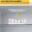 6PCS SW-BX02B Refrigerator Replacement LED Light Board ZBE2350HCA Light Bar SW-BX02B 6