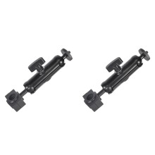 2X Supporto per Videocamera per Bici da Moto Supporto per Specchietto Retrovisore per Manubrio Supporto nel Metallo 1/4 per Videocamera Go-Pro Insta