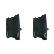 2Pc Antenna R101C Ad Alta Resistenza 730Mhz-6.5GHz 7DBi Ads-B UWB Antenna Antenna Direzionale un Banda Larga 23X22.5Cm Nero