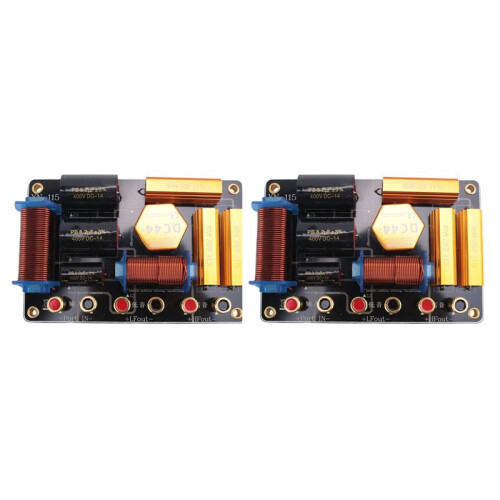 2X 550W Audio Frequency Divider Two Way Speaker Crossover 15 12Inch Stage Performance High Power Frequency Divider