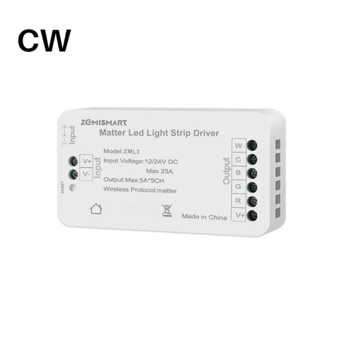 4X Matter Wifi LED Strip Light Controller CW Controller LED Strip Bixb/Siri/for  Home/for Alexa Control Support 1