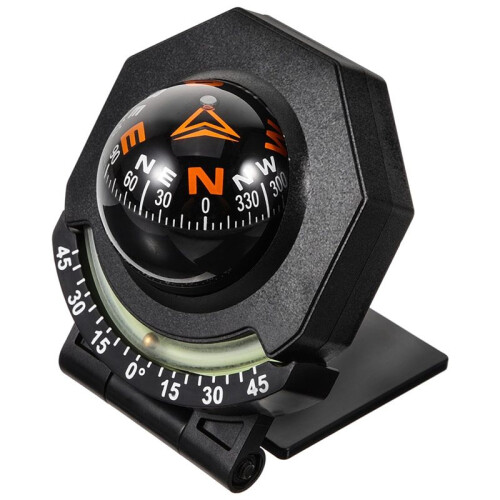 Car Compass  Shaped Variable Navigation Dashboard Car Compass Direction Pointing Guide for Car Boat Cycling Hiking