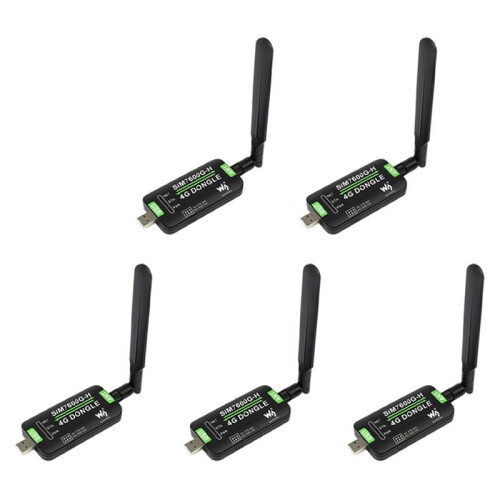 5X Waveshare SIM7600G-H 4G DONGLE Module an Internet Access Module for Raspberry Pi GNSS Global Communication