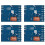 4Pcs FPV 5.8G Wireless  Audio Video Receiver Module RX5808 for FPV System RC Helicopter 1