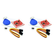 2 Set PN532 NFC RFID Draadloze Module V3 Gebruikerskits Lezer Schrijver Modus IC S50 Kaart PCB Attenna I2C IIC SPI HSU