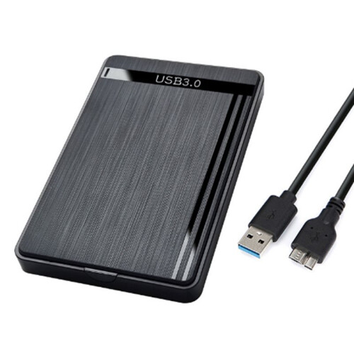 3X Gabinete de HDD  de 2,5 Polegadas para USB 3.0, Gabinetes para Disco Rígido Móvel para SSD, Caixa de Armazenamento Externo HDD com Cabo USB 3.0 1
