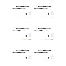 6X Receptor de Diversidade Gemini 2.4G/915Mhz Dual ELRS 100mW Conector IPEX-1 para Drone Quadricóptero FPV RC de Longo Alcance