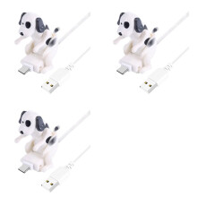 3X Humping Dog USB Charging Cable Funny Fast Charger Type-C Novel Phone Accessory & Stress Relief Toy