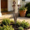 Artificial Calla Lily-Garden Stake 3  Flamed Copper Iron Decor Flower Stake 7
