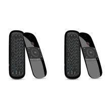 2X W1 Air Mouse 2.4G Wireless Keyboard Remote Control IR Remote Learning 6-Axis Motion Sense for TV Android PC