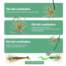 12Pcs Simulation Sea Urchin Bait Fishing Lures Topwater Lures 2.4" TPE US