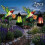 2 Pcs Color Changing Solar  Lanterns Outdoor Garden Yard Lights Decor 6