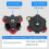 2X Tripod Leveling Base Leveler Adjusting Base Panning Level Plate DSLR Camera Adjustment Table Base 4