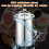 2 Piece Meat Press Maker Stainless Steel Ham Press Maker with Thermometer Sandwich Meat Press Bacon Ham Maker 5