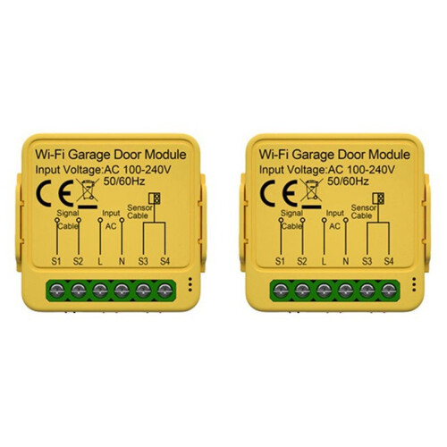2X Tuya Garage Door Opener Controller Module Remote Control   Life App Work with Alexa Home Assistant Wifi