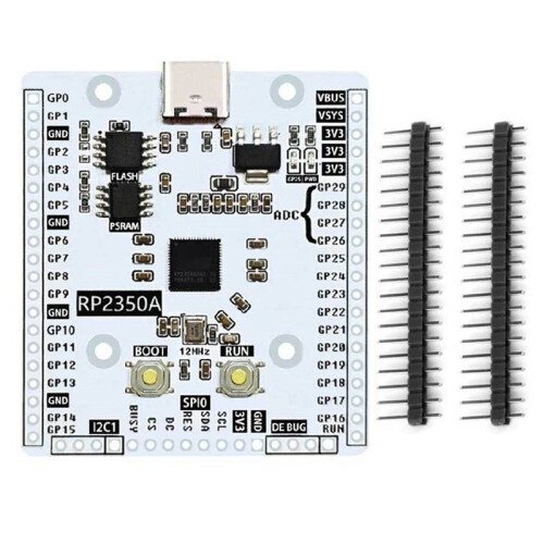 2X for Raspberry Pi  2 RP2350A Development Board with RP2350-Linux PSRAM, USB-C Connectivity for Advanced Projects 1