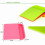 Candy Color Kitchen Practical 2-in-1 Storage with Vegetable Slot Cutting Board Cutting Board Plastic Thickened Red 7