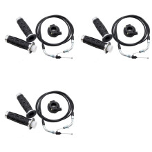 6X Universal Throttle Twist Grip Set with 78 Inch Scooter Throttle Cable for 50Cc 80Cc 125Cc 150Cc GY6