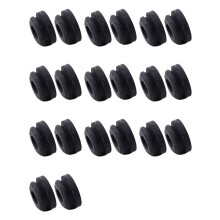 20 Piezas Montaje de Radiador Soportes de Aislador Superior Buje de Goma Negro Apto para Accord 74173-SJ4-000