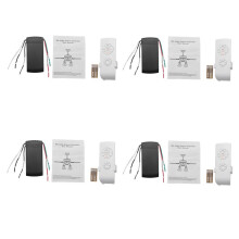4X Universal Ceiling Fan & Light Remote Control Kit Timing Wireless Switches