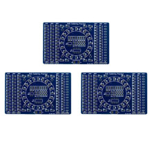 3X Roterende LED SMD NE555 Solderen Praktijk Board DIY Kit Fanny Vaardigheidstraining DIY Kit Elektronische PCB Board Module Pak